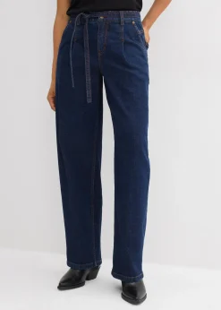 Femme bonprix Jeans|Jean barrel taille mi-haute