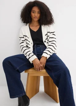 Femme bonprix Jeans|Jean barrel taille mi-haute