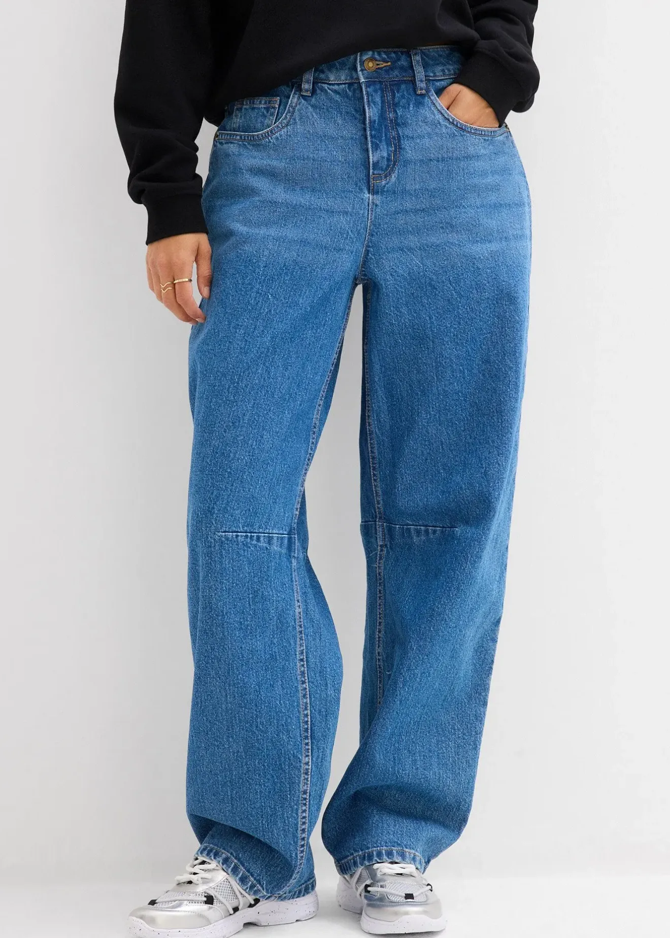 bonprix Jean barrel taille mi-haute|Femme Jeans