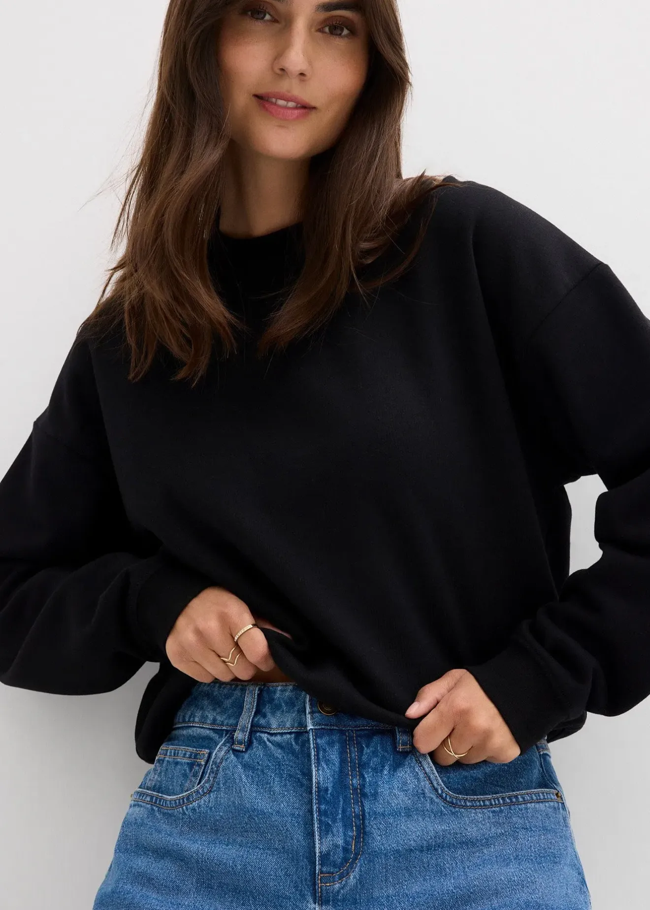 bonprix Jean barrel taille mi-haute|Femme Jeans