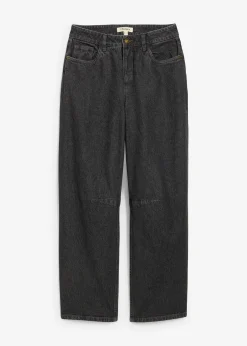 Femme bonprix Jeans|Jean barrel taille mi-haute