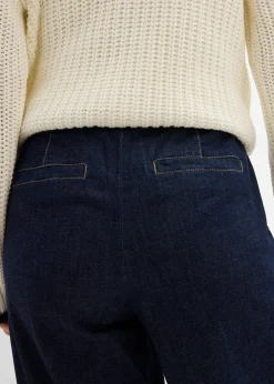 bonprix Jean barrel taille mi-haute élastiquée|Femme Jeans