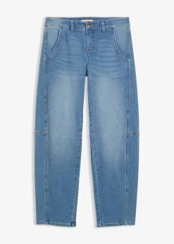 bonprix Jean barrel taille mi-haute|Femme Jeans|Tailles Petite