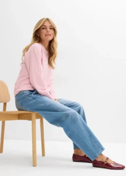 bonprix Jean barrel taille mi-haute|Femme Jeans|Tailles Petite