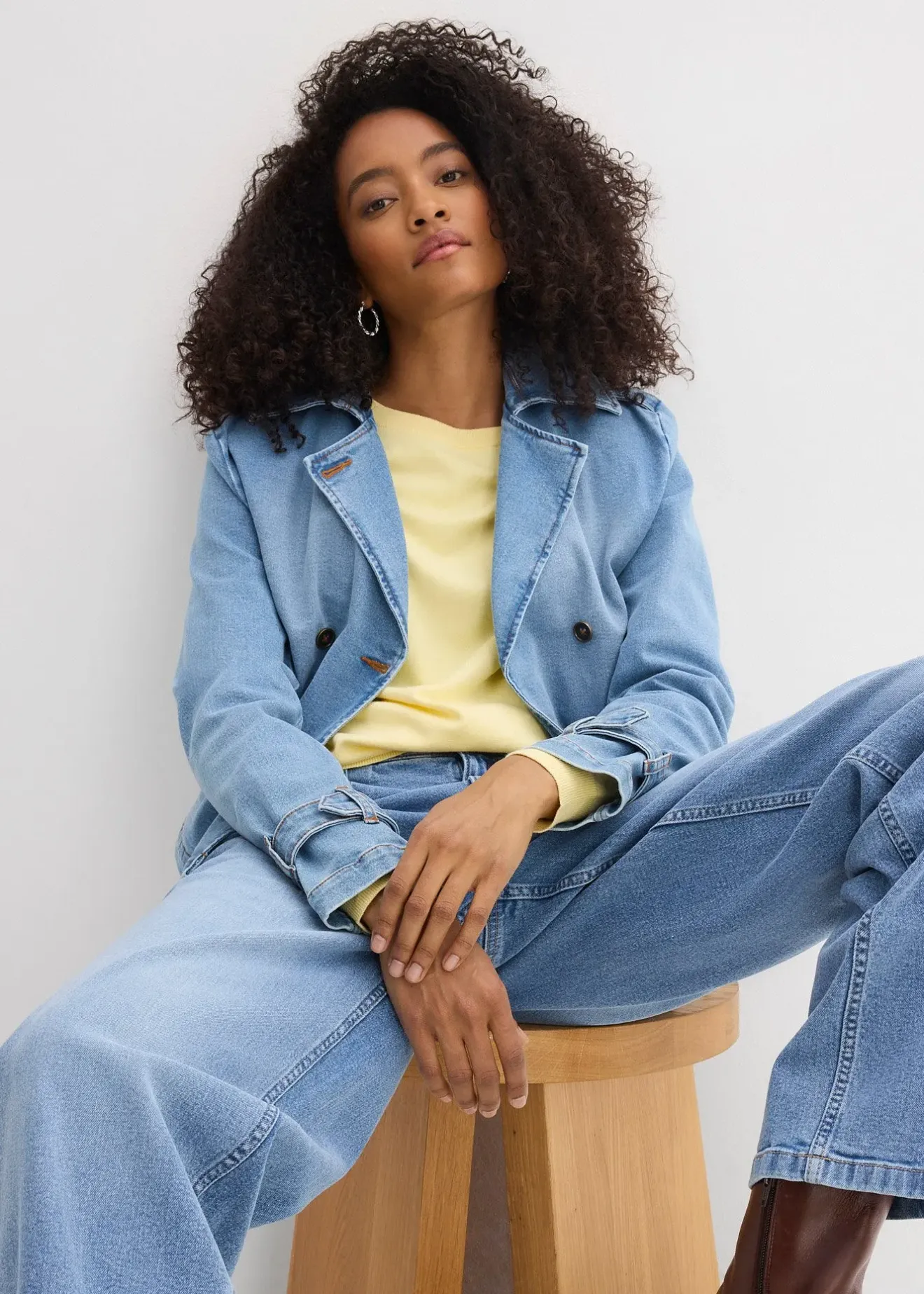 bonprix Jean barrel taille mi-haute|Femme Jeans