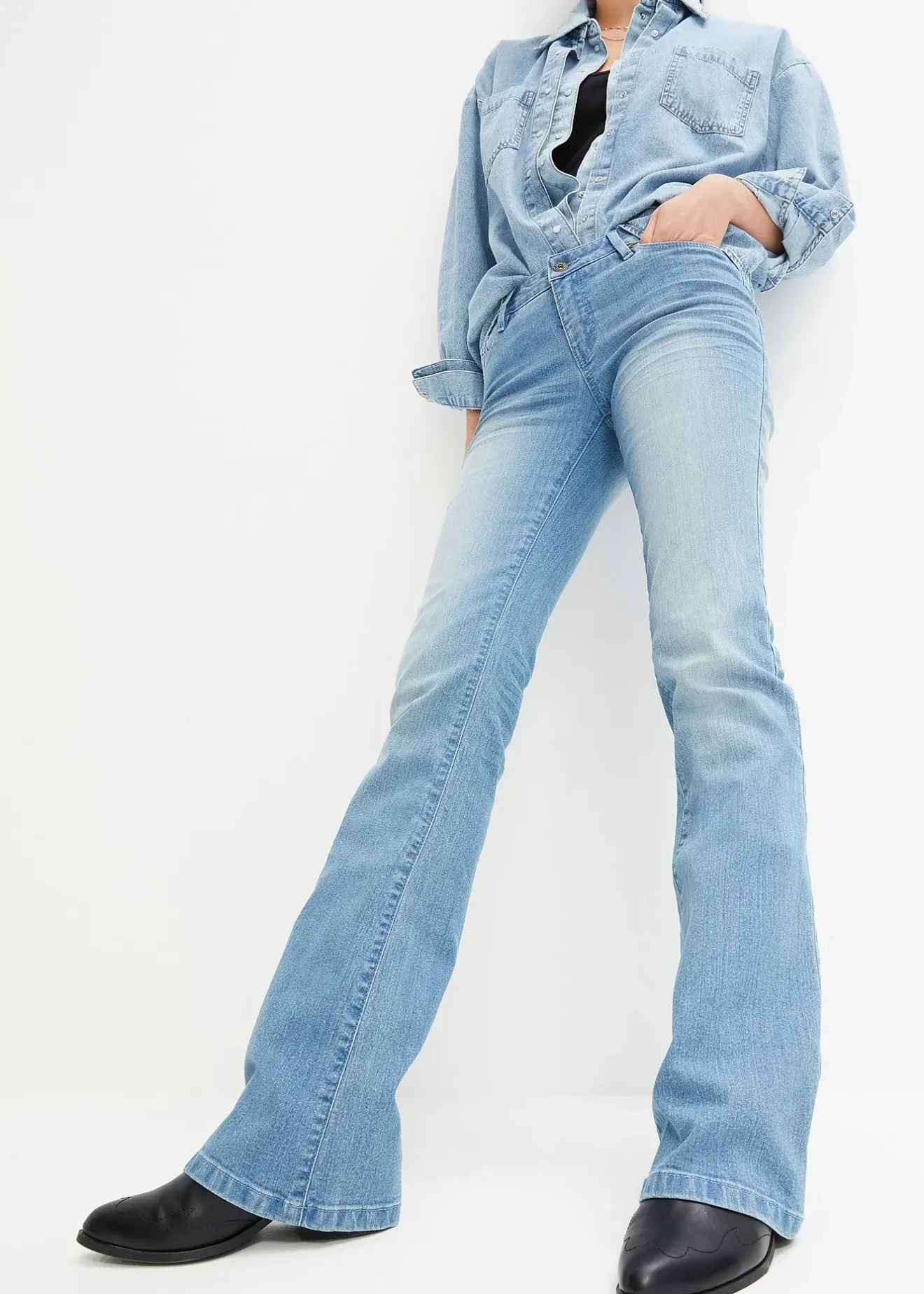 bonprix Jean bootcut|Femme Jeans