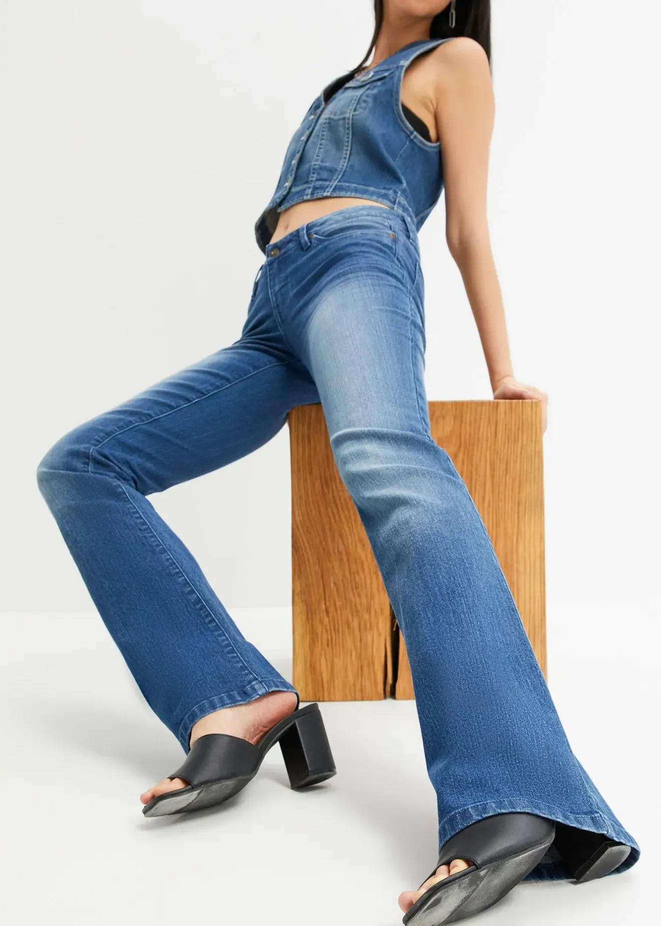 Femme bonprix Jeans|Jean bootcut