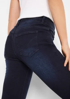 bonprix Jean bootcut sculptant taille haute, ultra doux|Femme Tailles Petite|Jeans