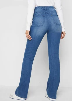 bonprix Jean bootcut, taille haute et élastiquée|Femme Jeans