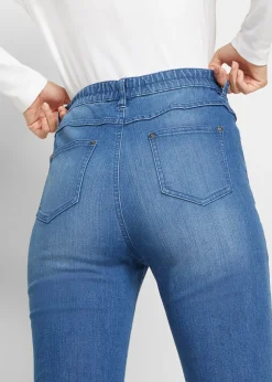 bonprix Jean bootcut, taille haute et élastiquée|Femme Jeans