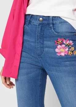 bonprix Jean bootcut, taille haute et élastiquée|Femme Jeans