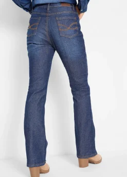 Femme bonprix Vêtements Thermiques|Jeans|Jean bootcut taille haute, thermique