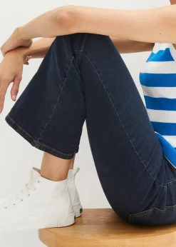 Femme bonprix Tailles Petite|Jeans|Jean bootcut taille haute, extensible