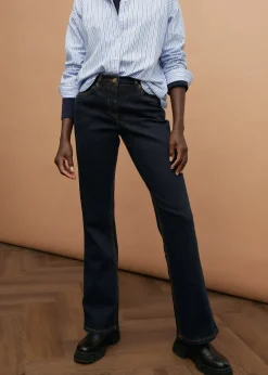 Femme bonprix Tailles Petite|Jeans|Jean bootcut taille haute, extensible