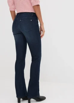 Femme bonprix Jeans|Jean bootcut taille mi-haute, extensible