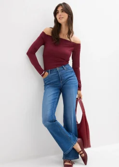bonprix Jean bootcut, taille mi-haute|Femme Jeans