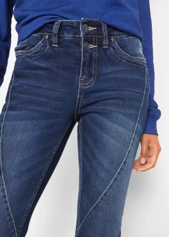 bonprix Jean bootcut taille mi-haute, extensible|Femme Jeans|Tailles Petite