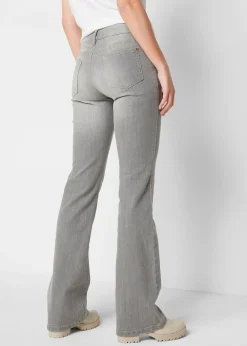 Femme bonprix Jeans|Jean bootcut taille mi-haute, extensible et confortable