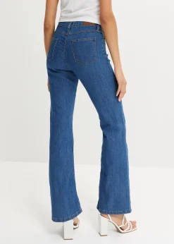 bonprix Jean bootcut taille mi-haute, extensible|Femme Jeans