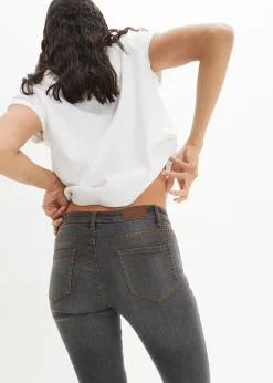 Femme bonprix Tailles Petite|Jeans|Jean bootcut taille mi-haute, extensible