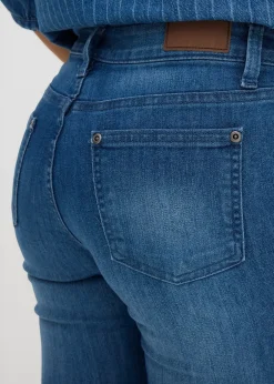 Femme bonprix Tailles Petite|Jean bootcut taille mi-haute, extensible