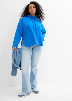 Femme bonprix Jeans|Jean bootcut taille mi-haute, extensible