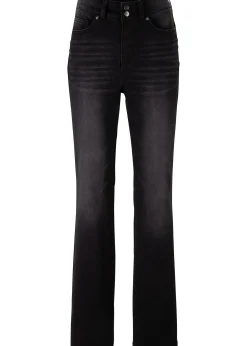 Femme bonprix Jeans|Jean bootcut taille mi-haute, sculptant