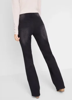 Femme bonprix Jeans|Jean bootcut taille mi-haute, sculptant