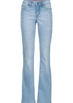 Femme bonprix Jeans|Jean bootcut taille mi-haute, extensible et confortable