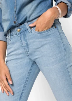 Femme bonprix Jeans|Jean bootcut taille mi-haute, extensible et confortable