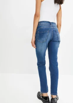 Femme bonprix Jeans|Jean boyfriend taille mi-haute
