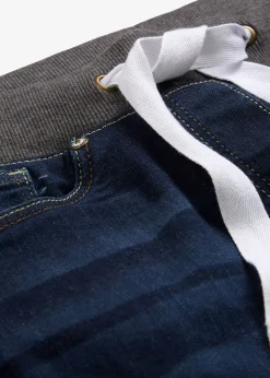 Femme bonprix Jeans|Jean Boyfriend, taille mi-haute élastiquée