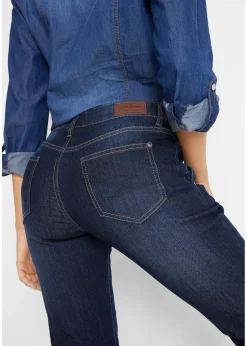 bonprix Jean boyfriend taille mi-haute, extensible|Femme Jeans
