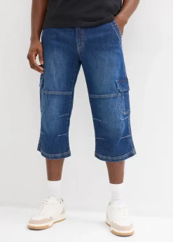 bonprix Jean cargo 3/4 regular droit|Homme Jeans