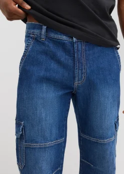 bonprix Jean cargo 3/4 regular droit|Homme Jeans