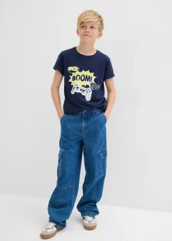 bonprix Jean cargo droit et loose, taille réglable|Enfant Vêtements Enfant|Garçons 9-16 Ans·Jeans