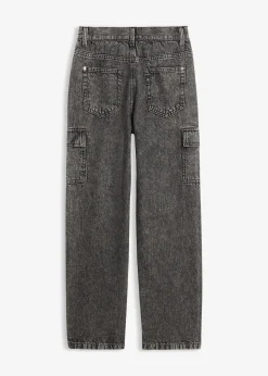 bonprix Jean cargo loose à taille réglable, droit|Enfant Vêtements Enfant|Garçons 9-16 Ans·Jeans