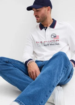 bonprix Jean charpentier loose à taille élastiquée, droit|Homme Jeans