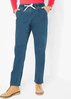 Femme bonprix Vêtements Thermiques|Jeans|Jean chaud à empiècement taille confortable