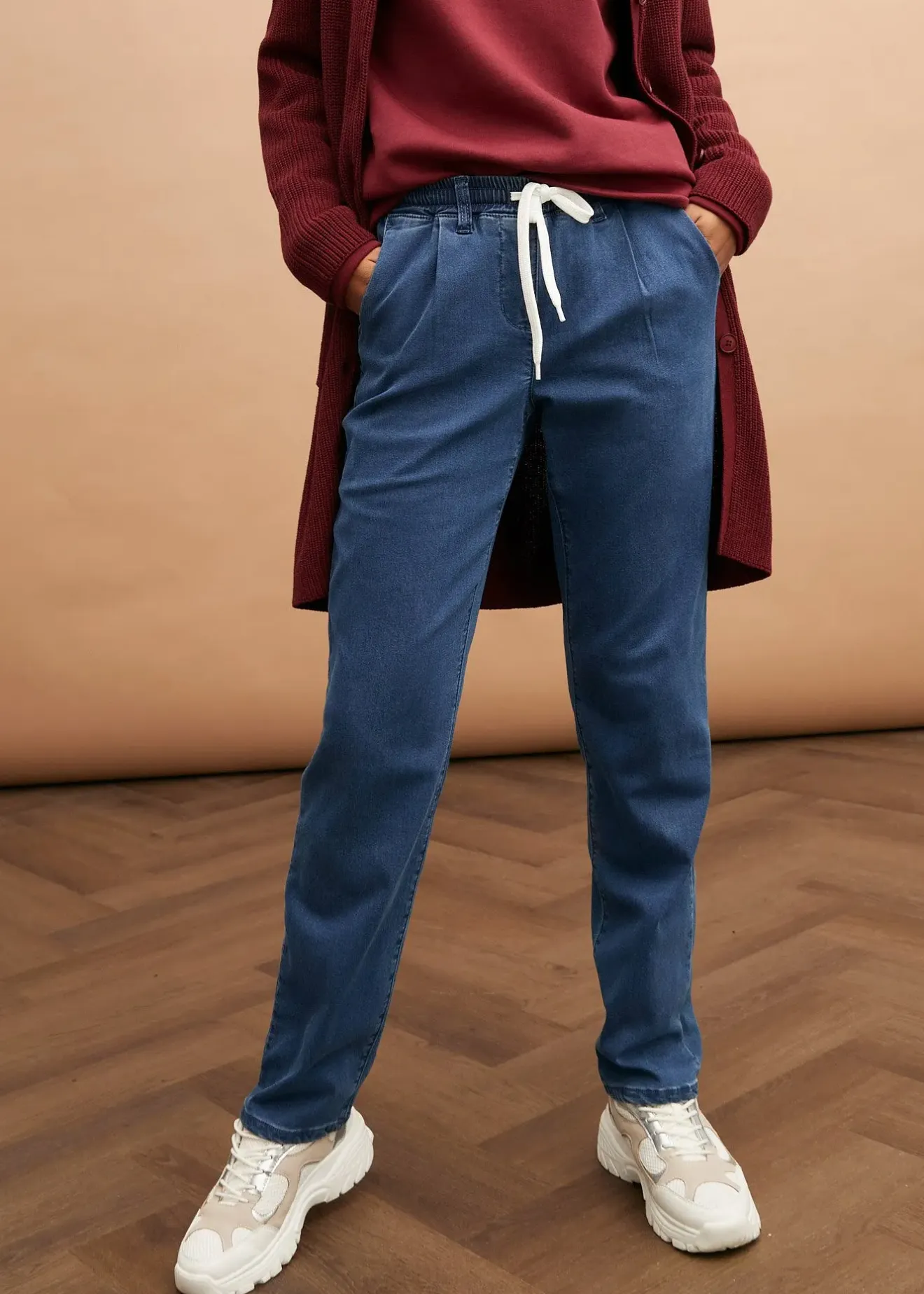 Femme bonprix Vêtements Thermiques|Jeans|Jean chaud à empiècement taille confortable