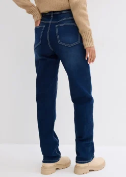 bonprix Jean chaud droit, taille haute|Femme Jeans