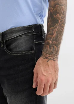 bonprix Jean classique à taille élastiquée, bootcut|Homme Jeans
