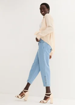 bonprix Jean corsaire, taille mi-haute|Femme Jeans