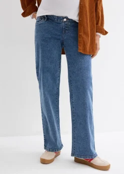 bonprix Jean de grossesse en coton, Loose Fit|Femme Femme Enceinte