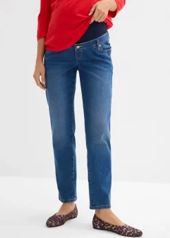 bonprix Jean de grossesse, longueur cheville, droit|Femme Femme Enceinte
