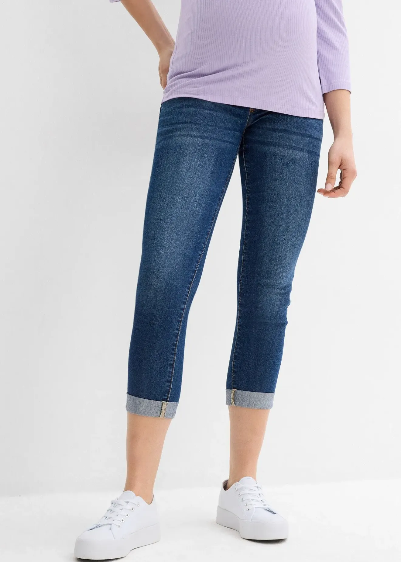 Femme bonprix Femme Enceinte|Jean de grossesse, longueur 7/8, slim