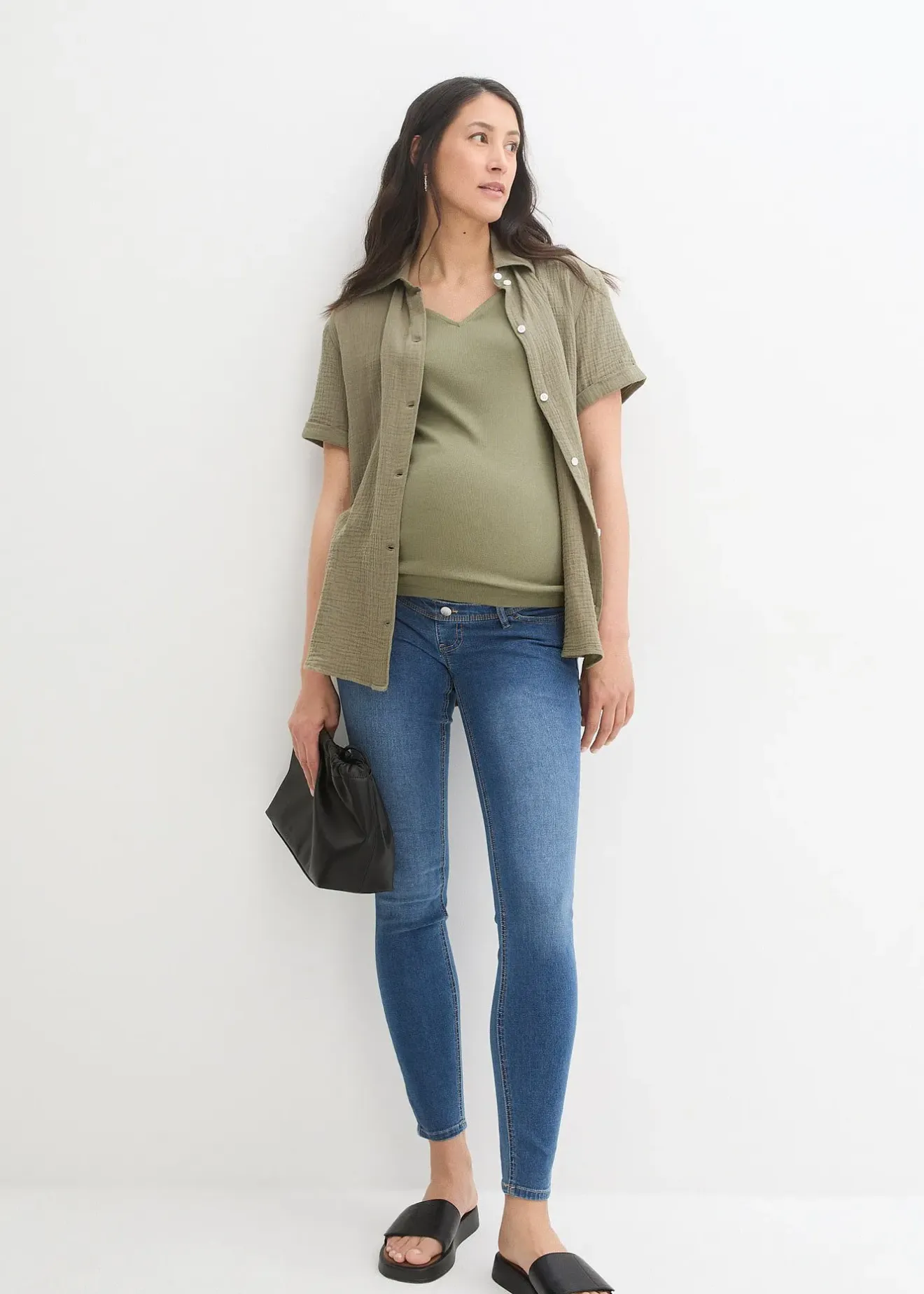 bonprix Jean de grossesse, skinny|Femme Femme Enceinte
