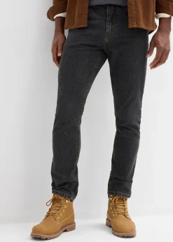 bonprix Jean droit classique, taille élastiquée|Homme Jeans