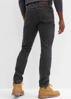 bonprix Jean droit classique, taille élastiquée|Homme Jeans