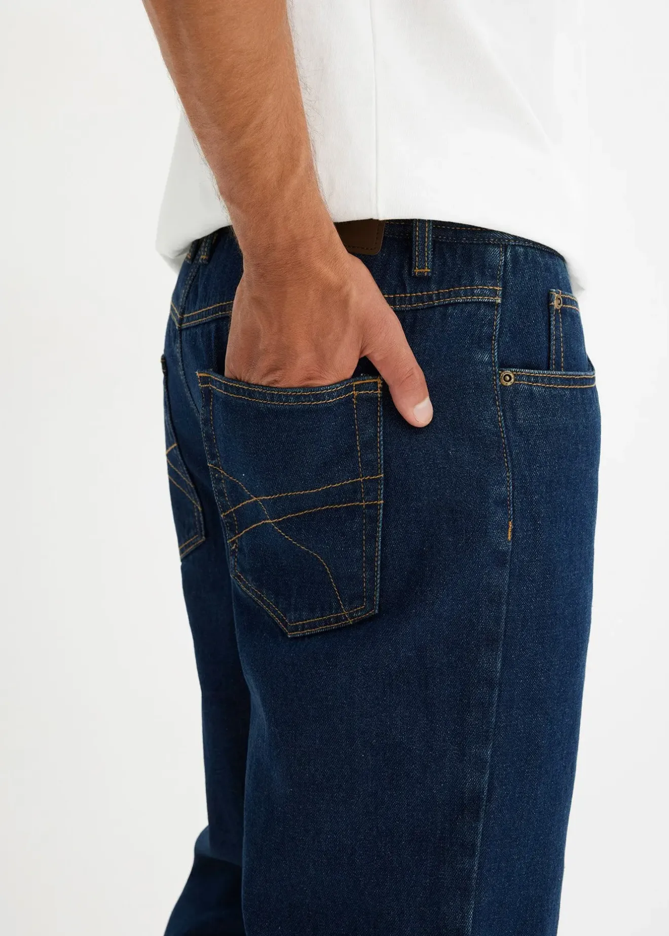 bonprix Jean droit, coupe classique, doublure chaude en flanelle|Homme Vêtements Thermiques|Vêtements De Plein Air